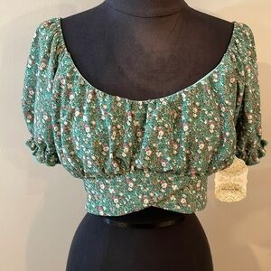 Altar’d State Floral Top NEW